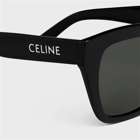 celine monochroms 03 sunglasses in acetate black|Celine Monochroms 03 Sunglasses .